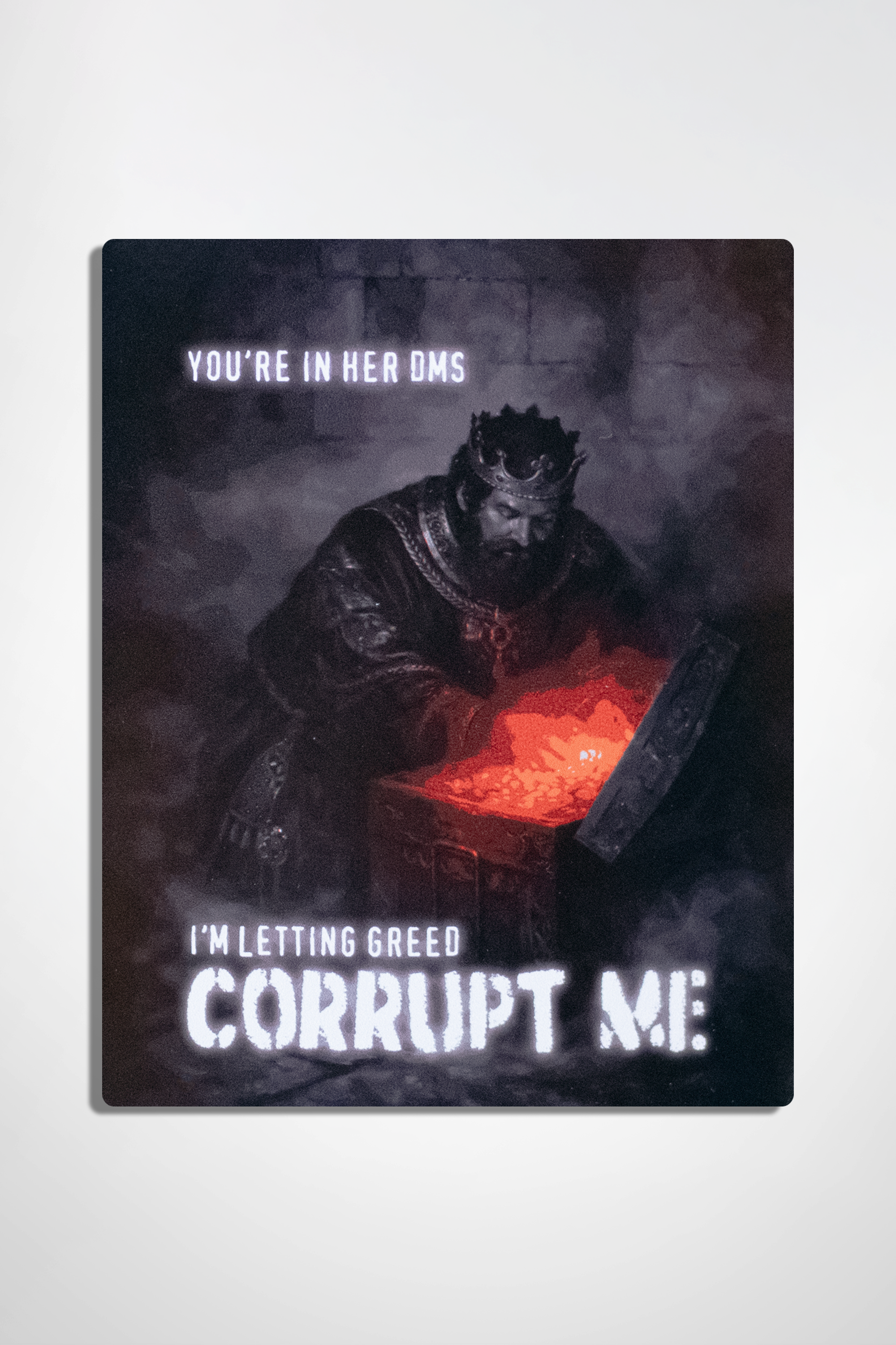 GREED sticker