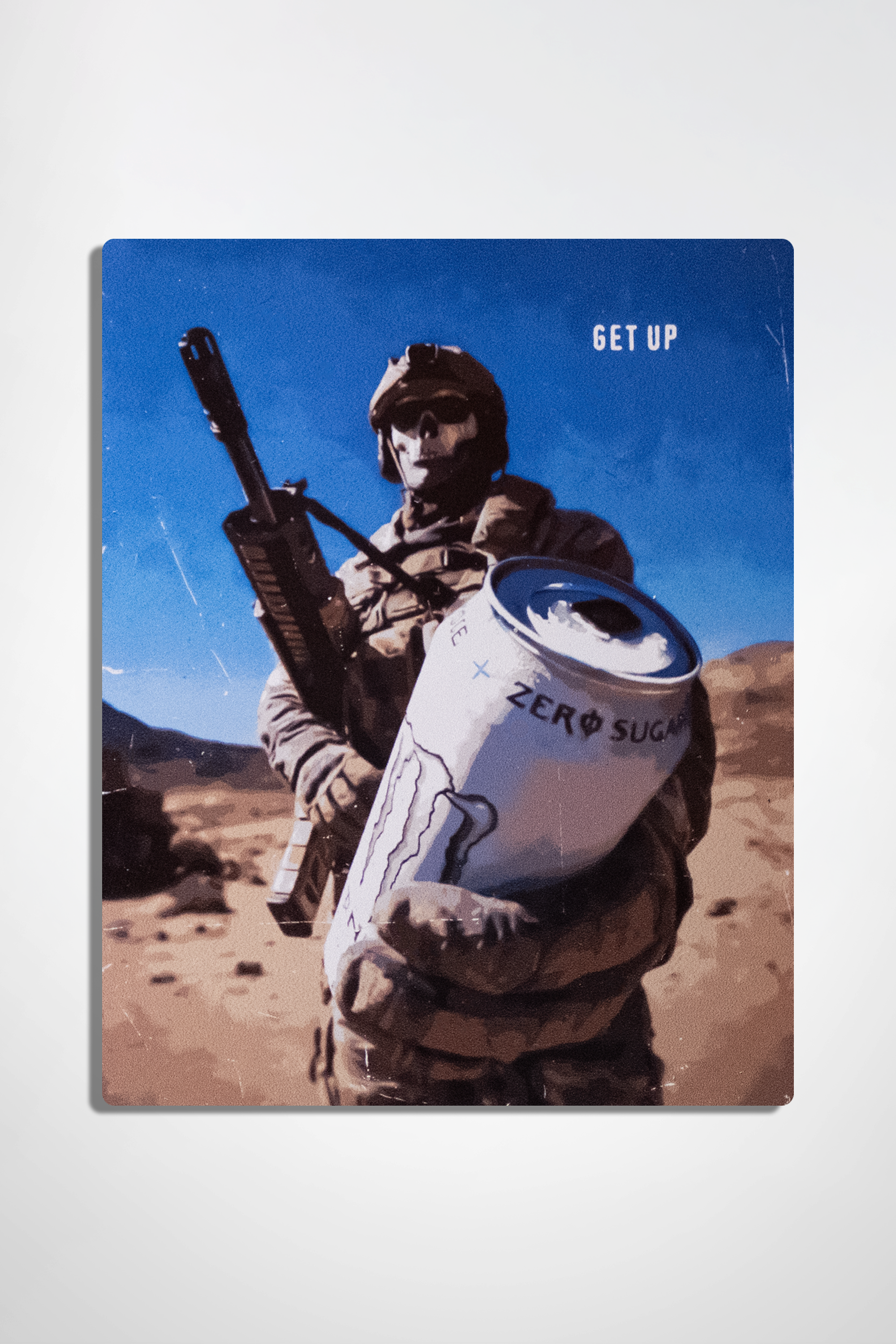 GET UP Sticker