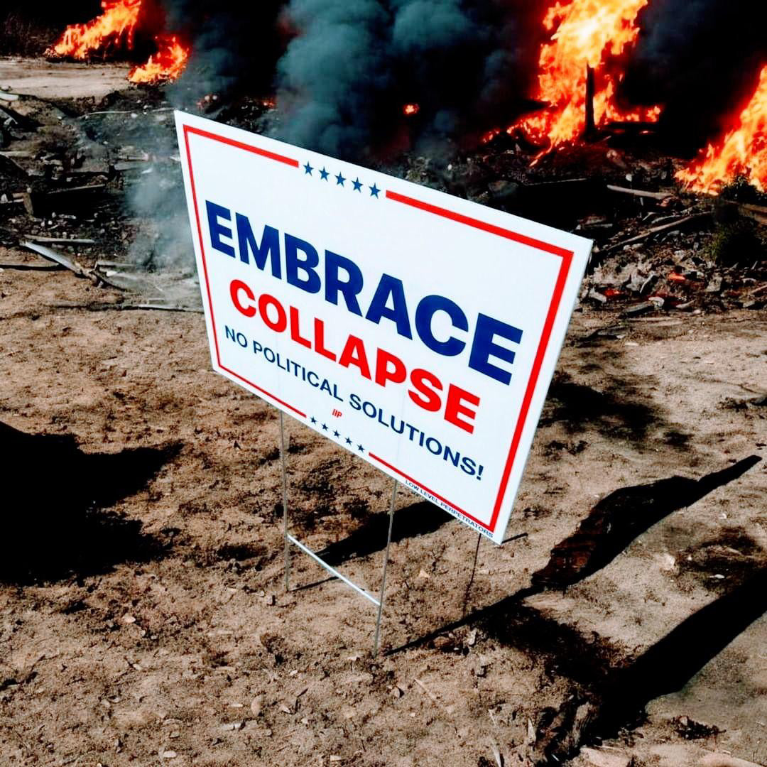 EMBRACE COLLAPSE CAMPAIGN SIGN