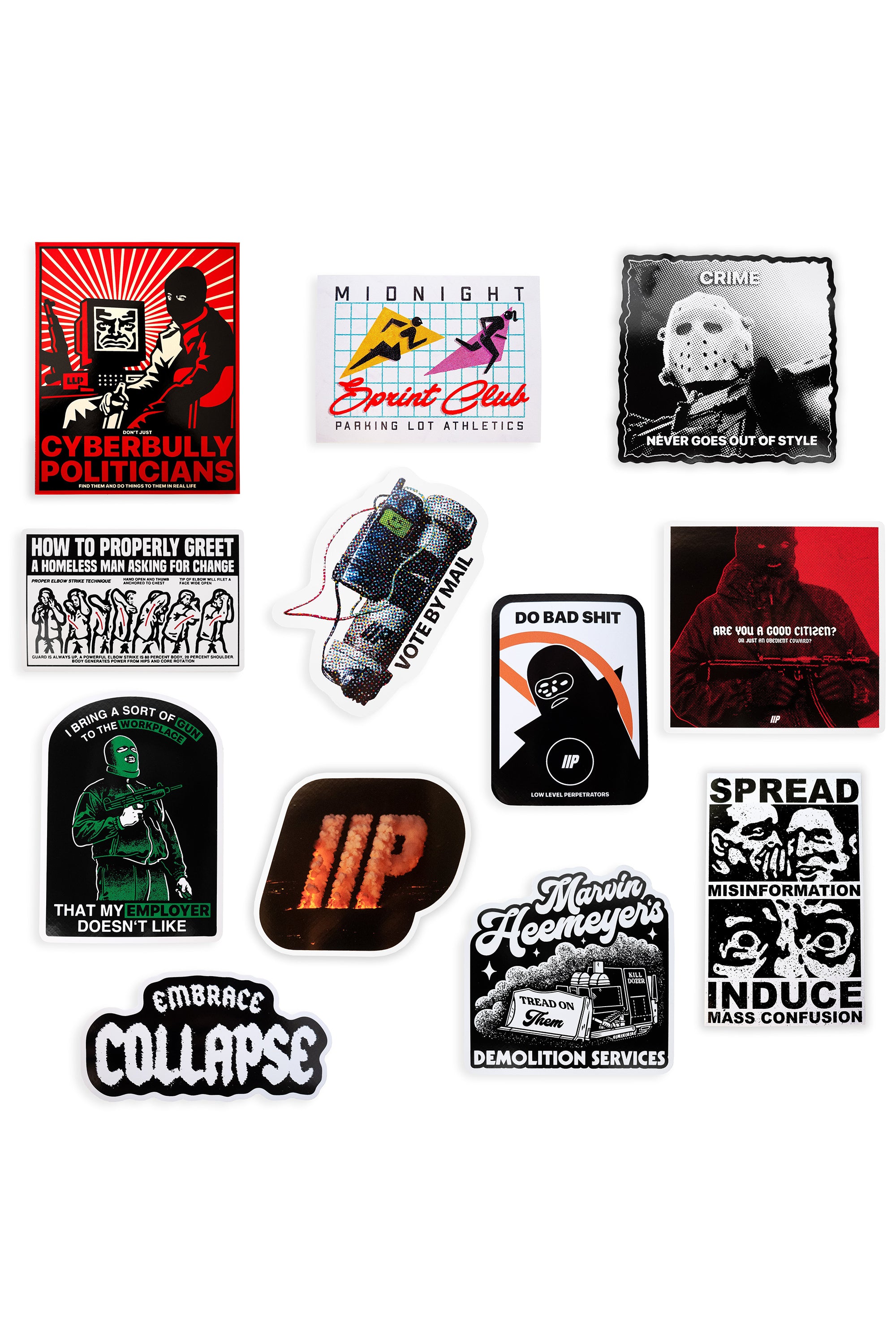 Sticker Level 2 STICKERPACK 2 – LOW LEVEL PERPETRATORS